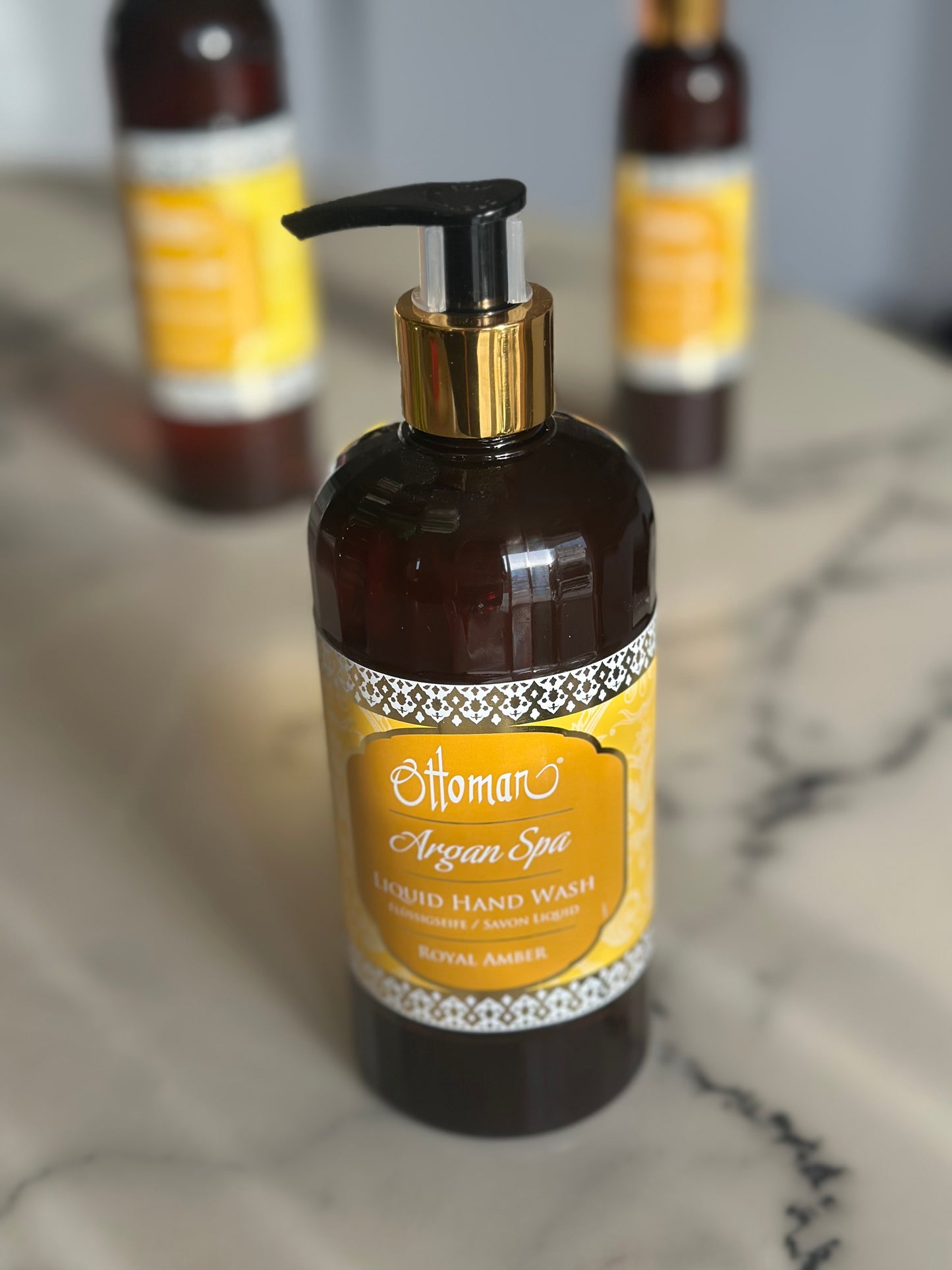 Ottoman Argan Spa - FLYTENDE HÅNDSÅPE - Royal Amber