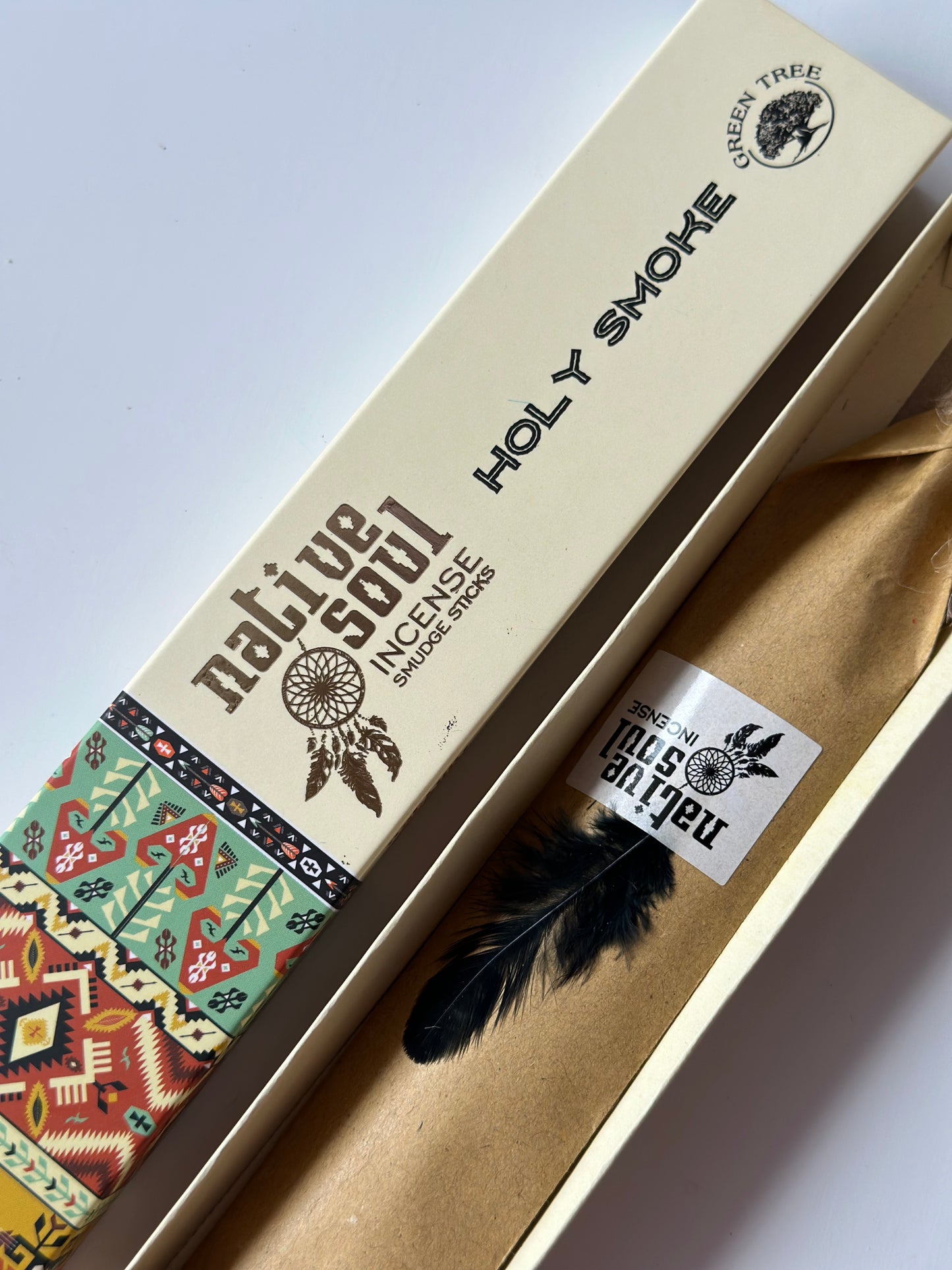Green tree røkelse - native soul holy smoke