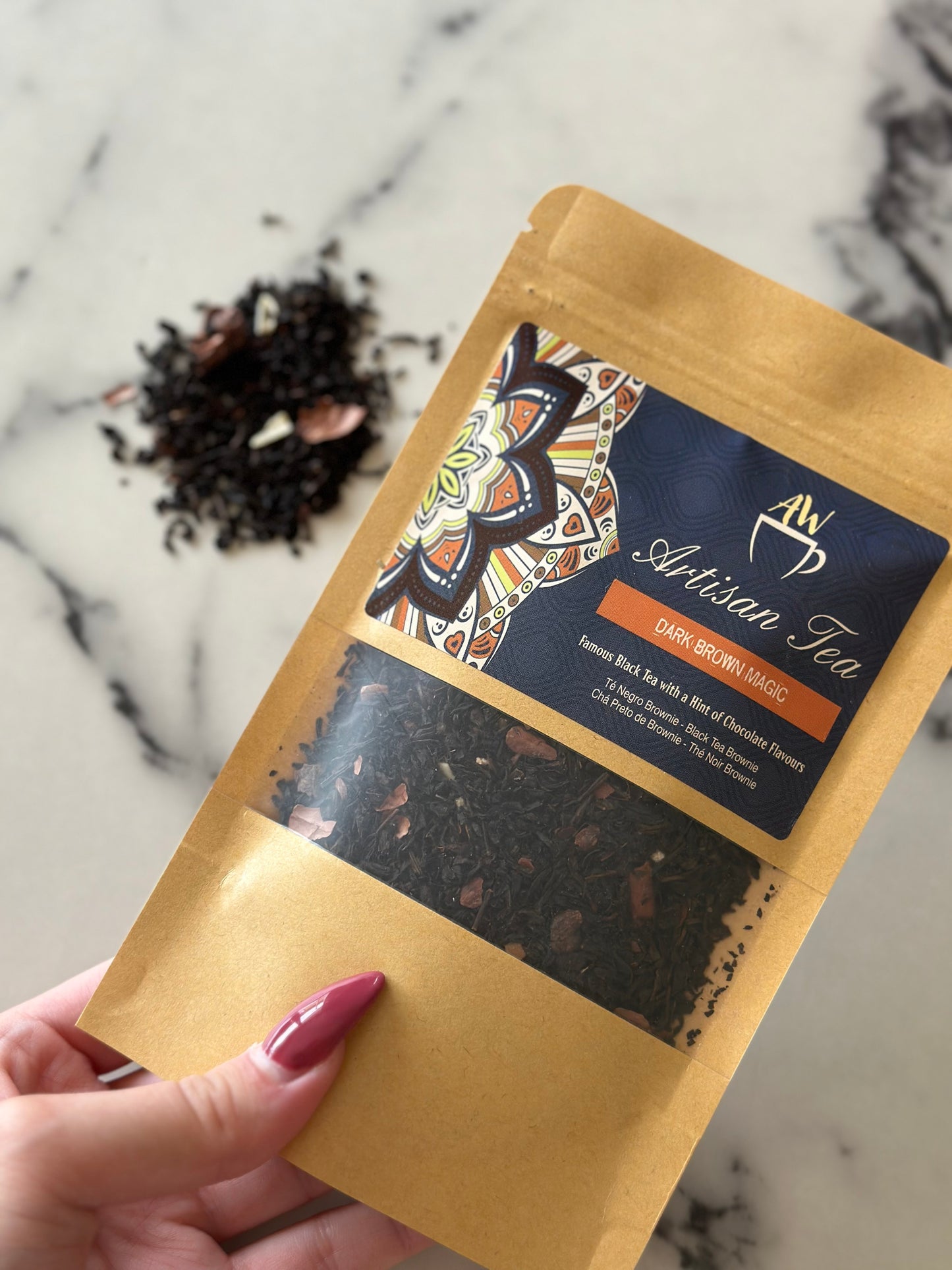 Te 50 gram - dark brown magic («sjokoladebrownie»)