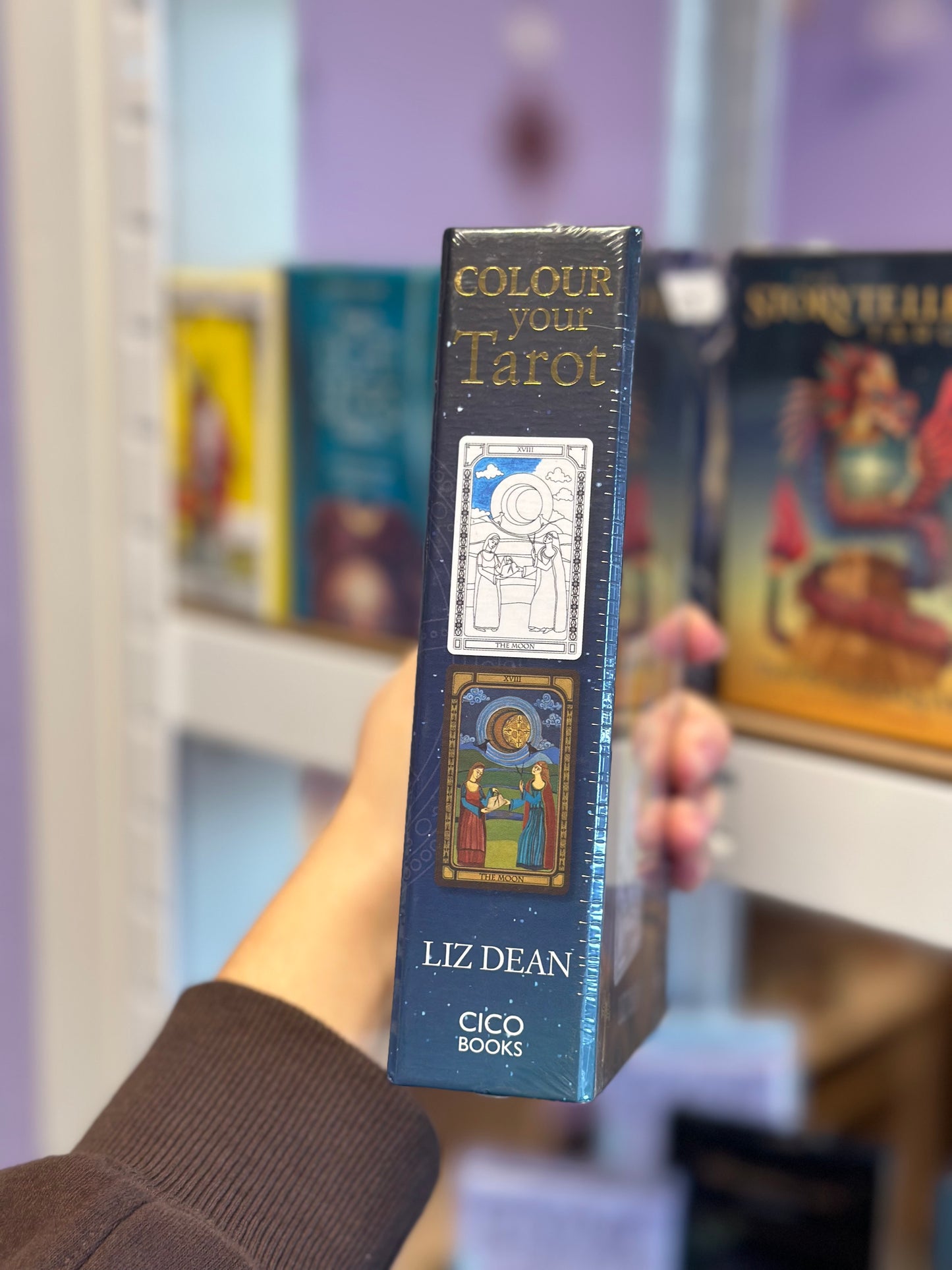 Tarotkort 2 kortstokker - Colour Your Tarot - Liz Dean (fargelegg den ene selv)