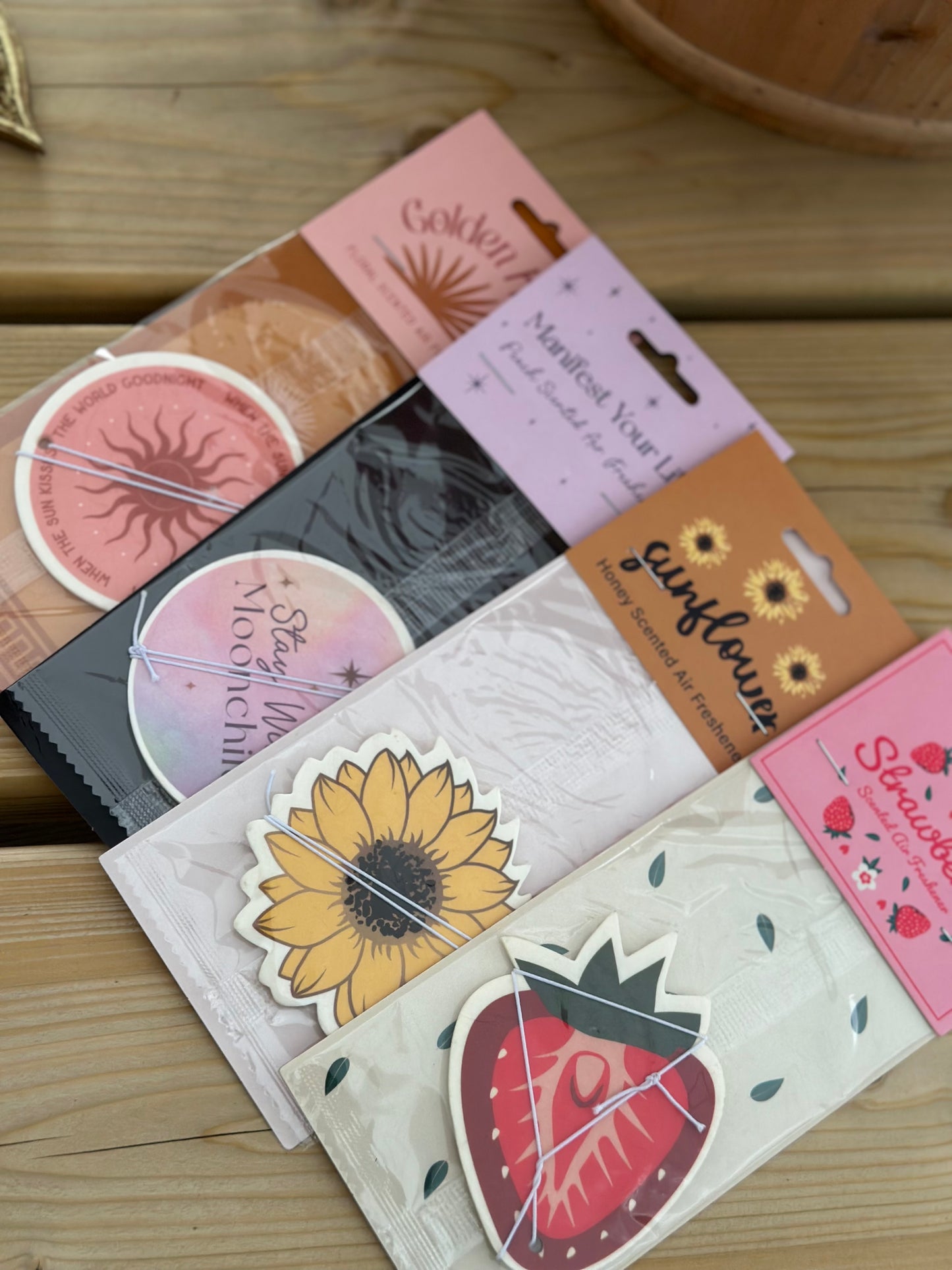 4 pk med luftfriskere miks (bil / hjem)