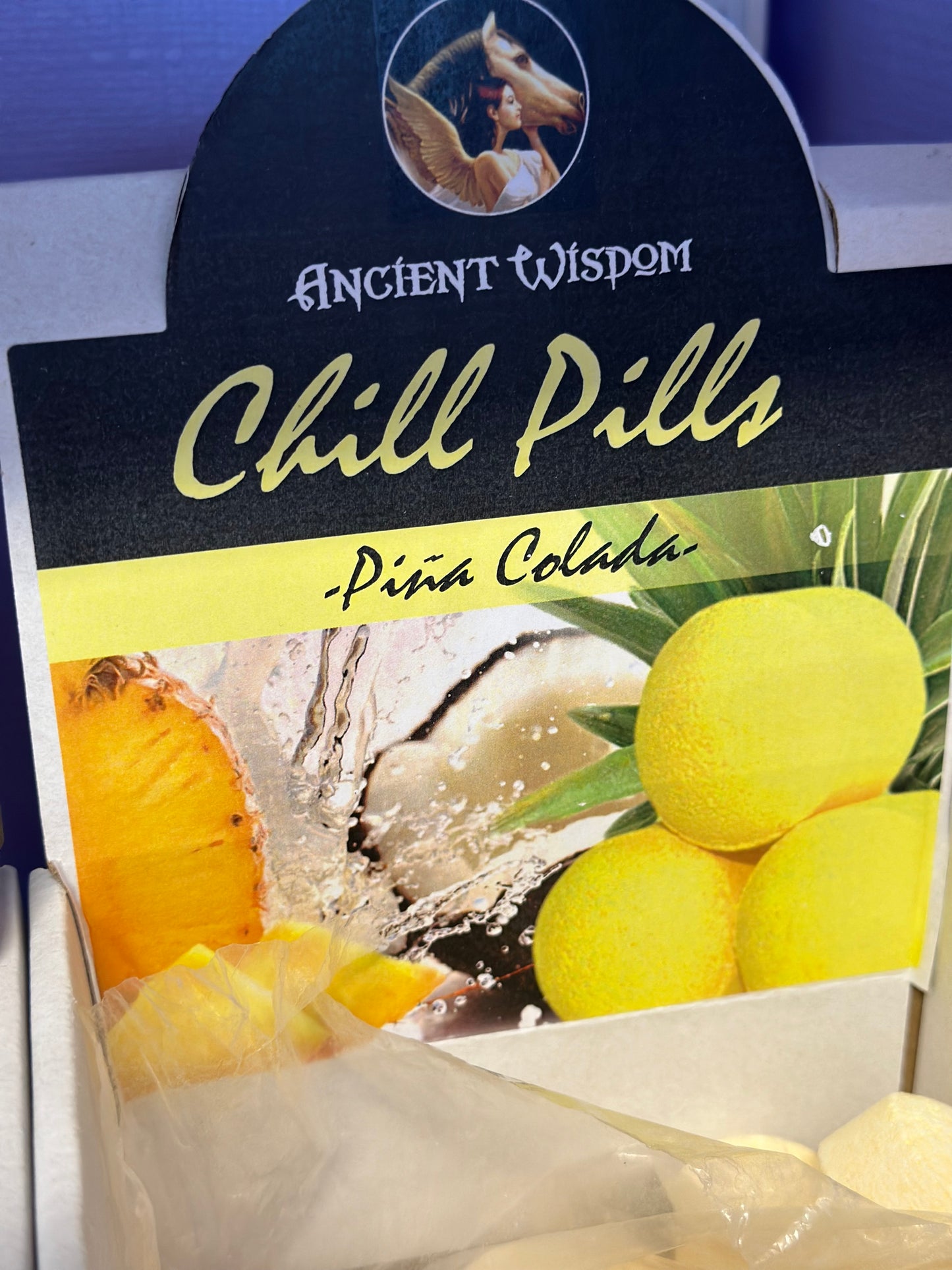Badebombe / fotbad CHILL PILLS - 9 stk «tropisk»