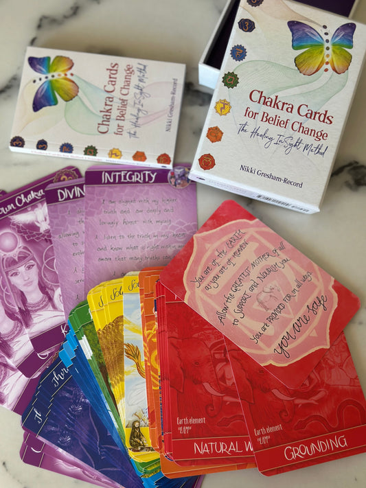 Orakelkort - chakra cards for belief change