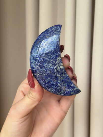 Lapis lazuli halvmåner ca 7,5 - 9 cm