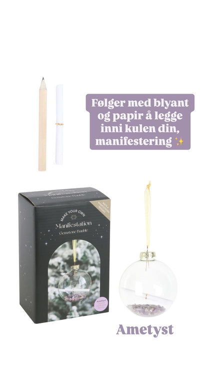 Julekule manifestering kit ametyst