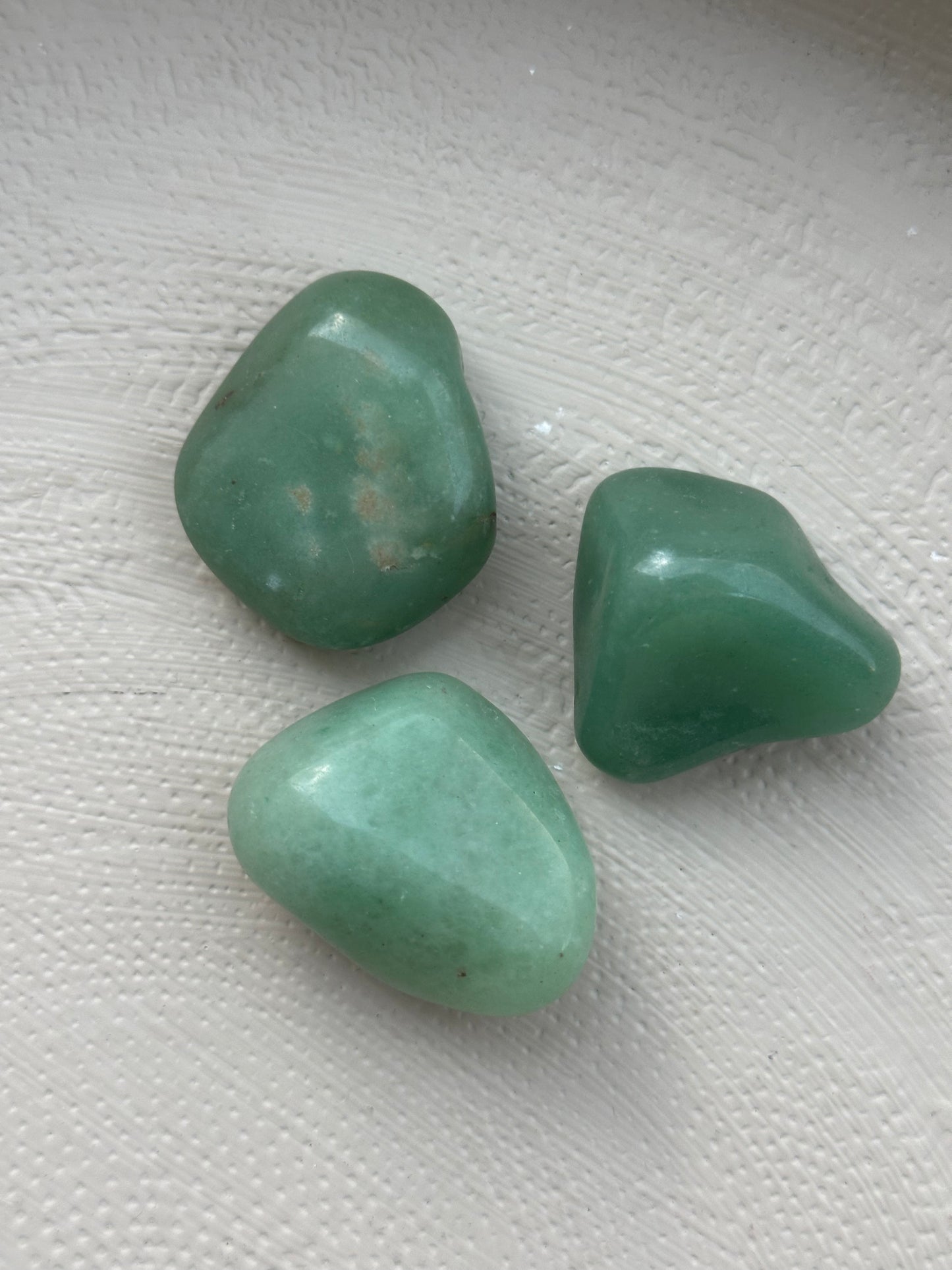 Grønn kvarts tromlet stein XL