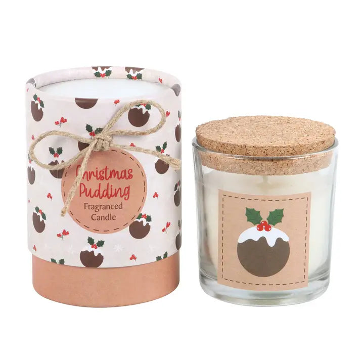 Christmas pudding candle - duftlys