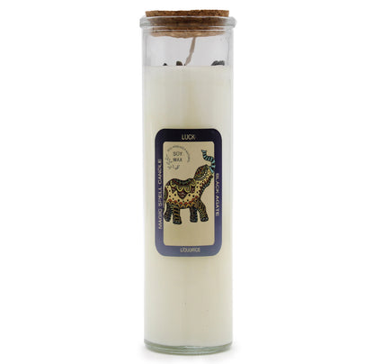 Magic spell candle - luck - duftlys lakris