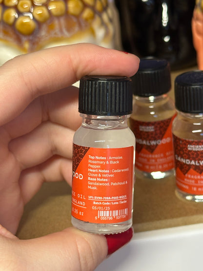 Sandeltre - duftolje til oljebrenner / diffuser 10 ml