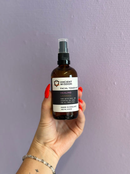 Ansiktsspray toner mist - healing lavendel