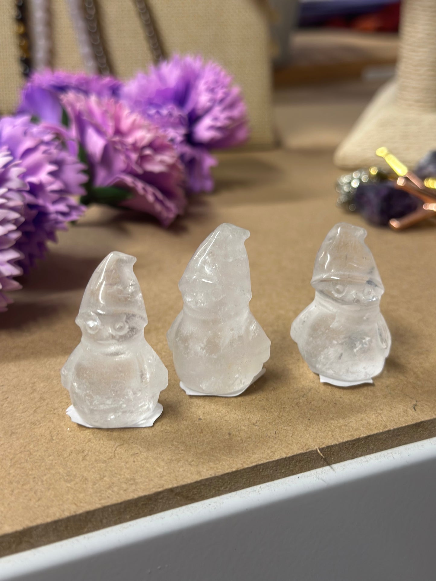 Bergkrystall snømann