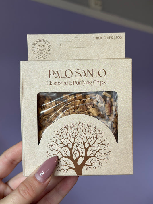 Palo santo 50 gram chips oppkuttet biter