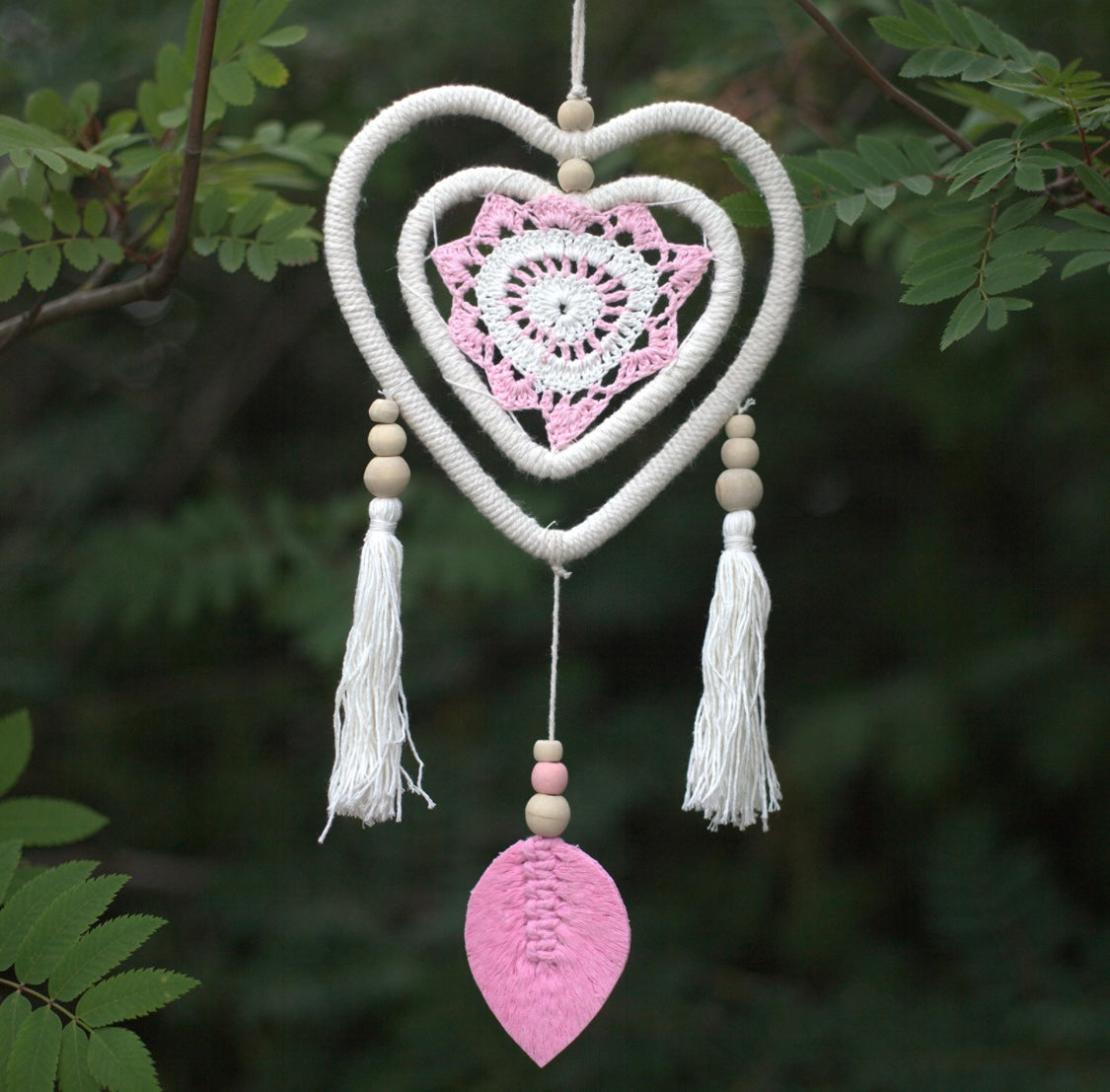 Drømmefanger hjerte i hjerte