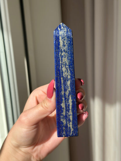 Lapis lazuli tårn ca 13,5 cm & 236 gram (4)