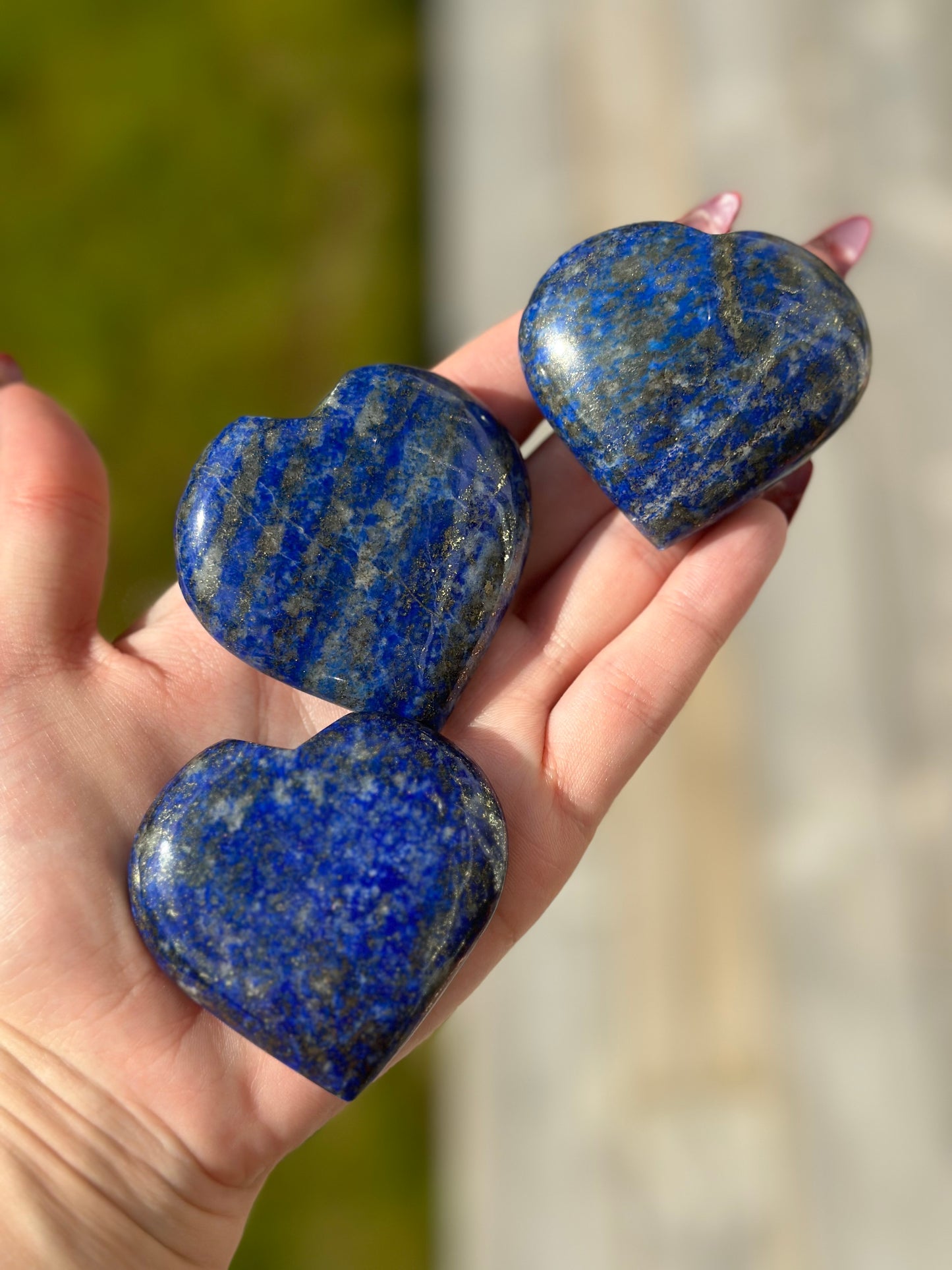 Lapis lazuli hjerte ca 5,5 cm