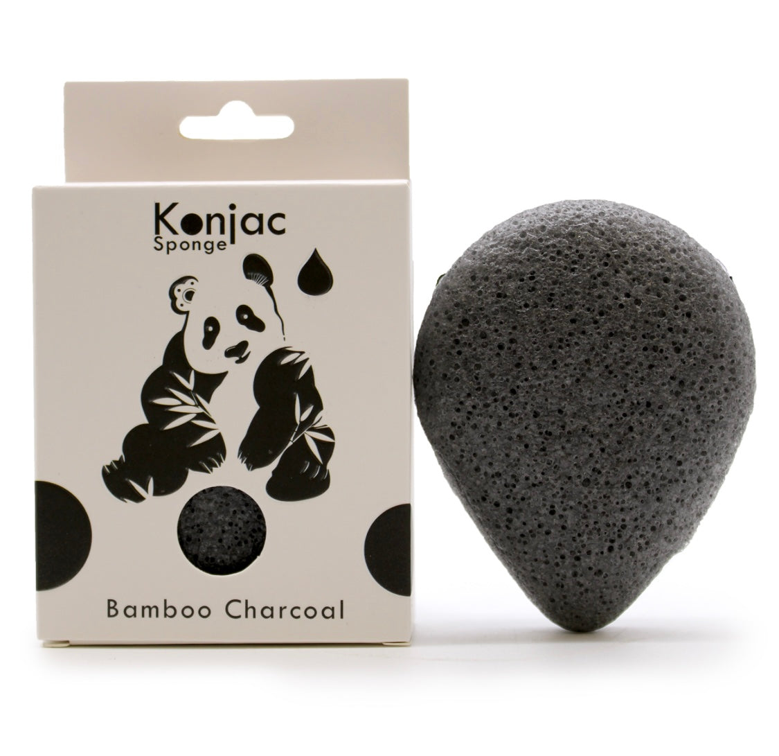 Konjakk svamp Bamboo Charcoal- Anti bakteriell