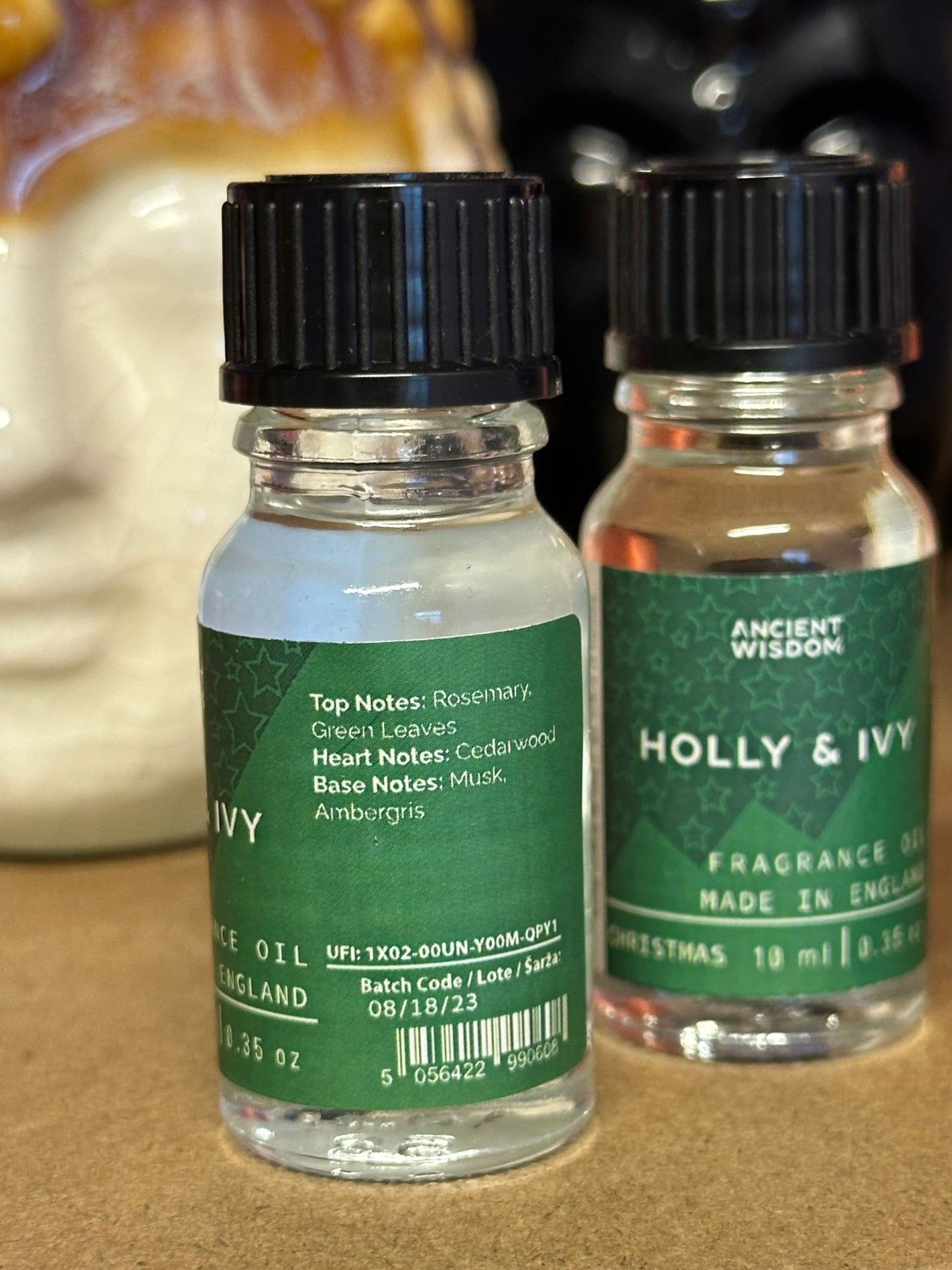 Kristtorn & eføy - duftolje til oljebrenner / diffuser 10 ml