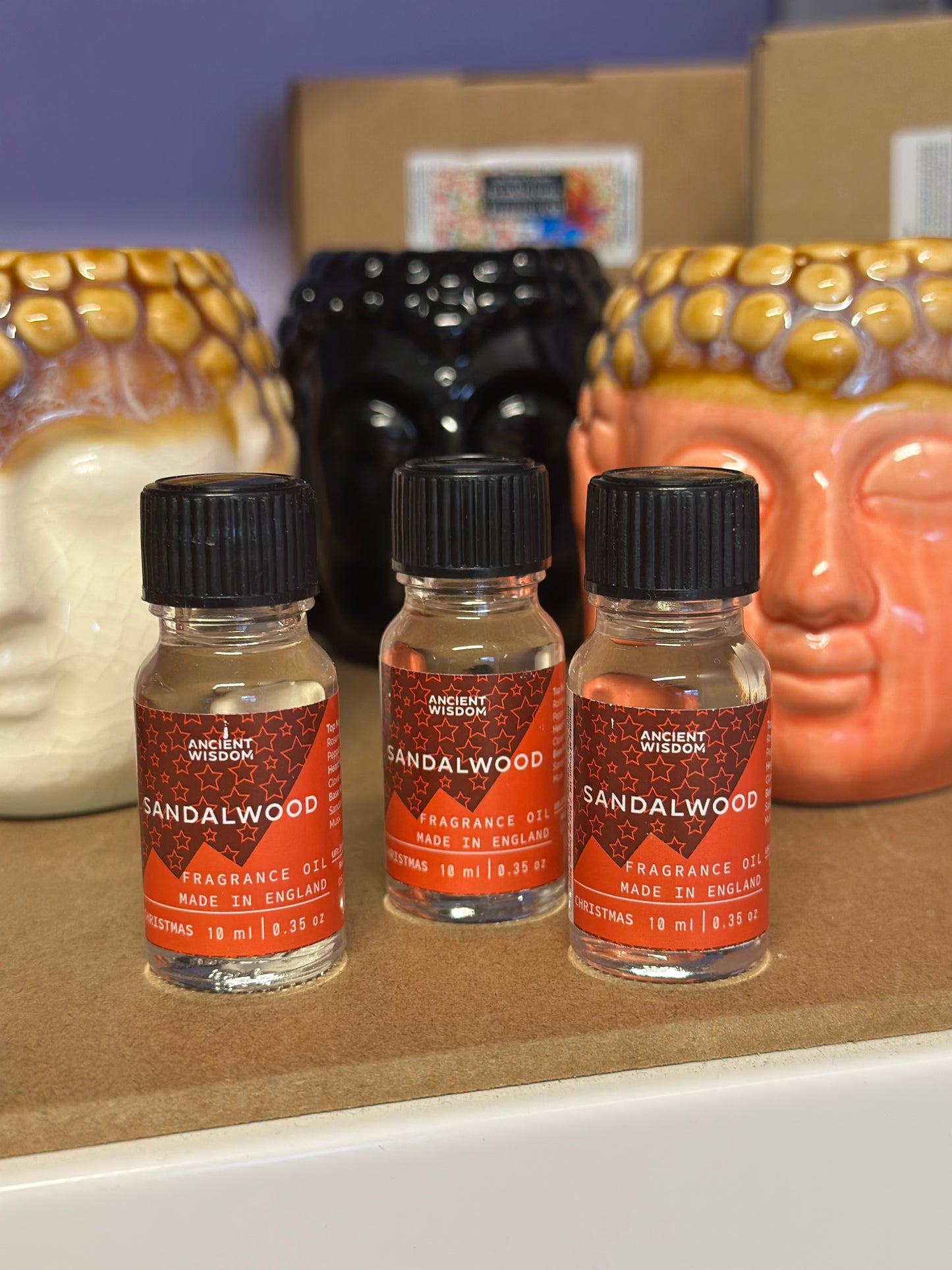 Sandeltre - duftolje til oljebrenner / diffuser 10 ml