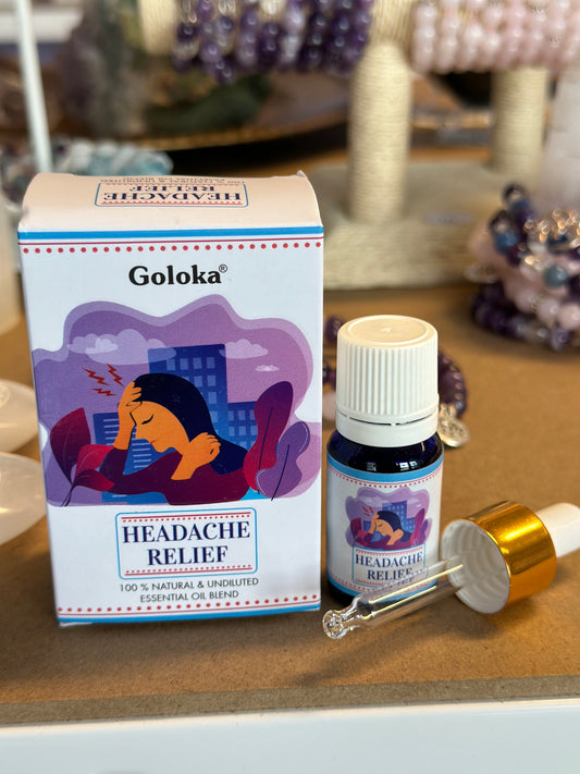 GOLOKA - olje for hodepine - med dråpeteller