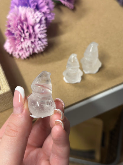 Bergkrystall snømann