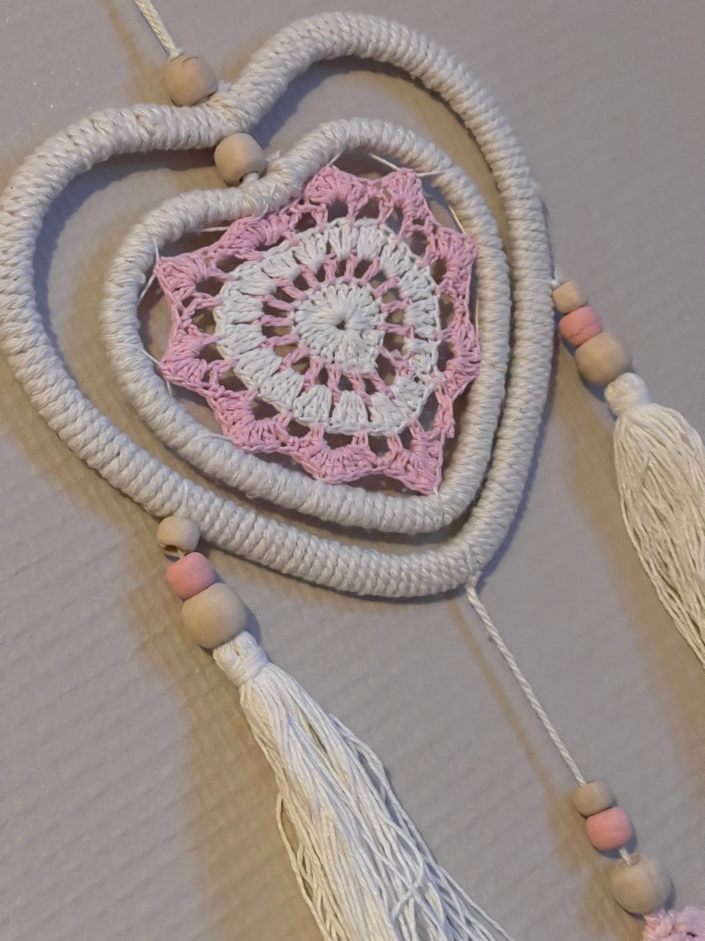 Drømmefanger hjerte i hjerte