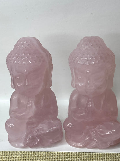 Rosenkvarts Buddha