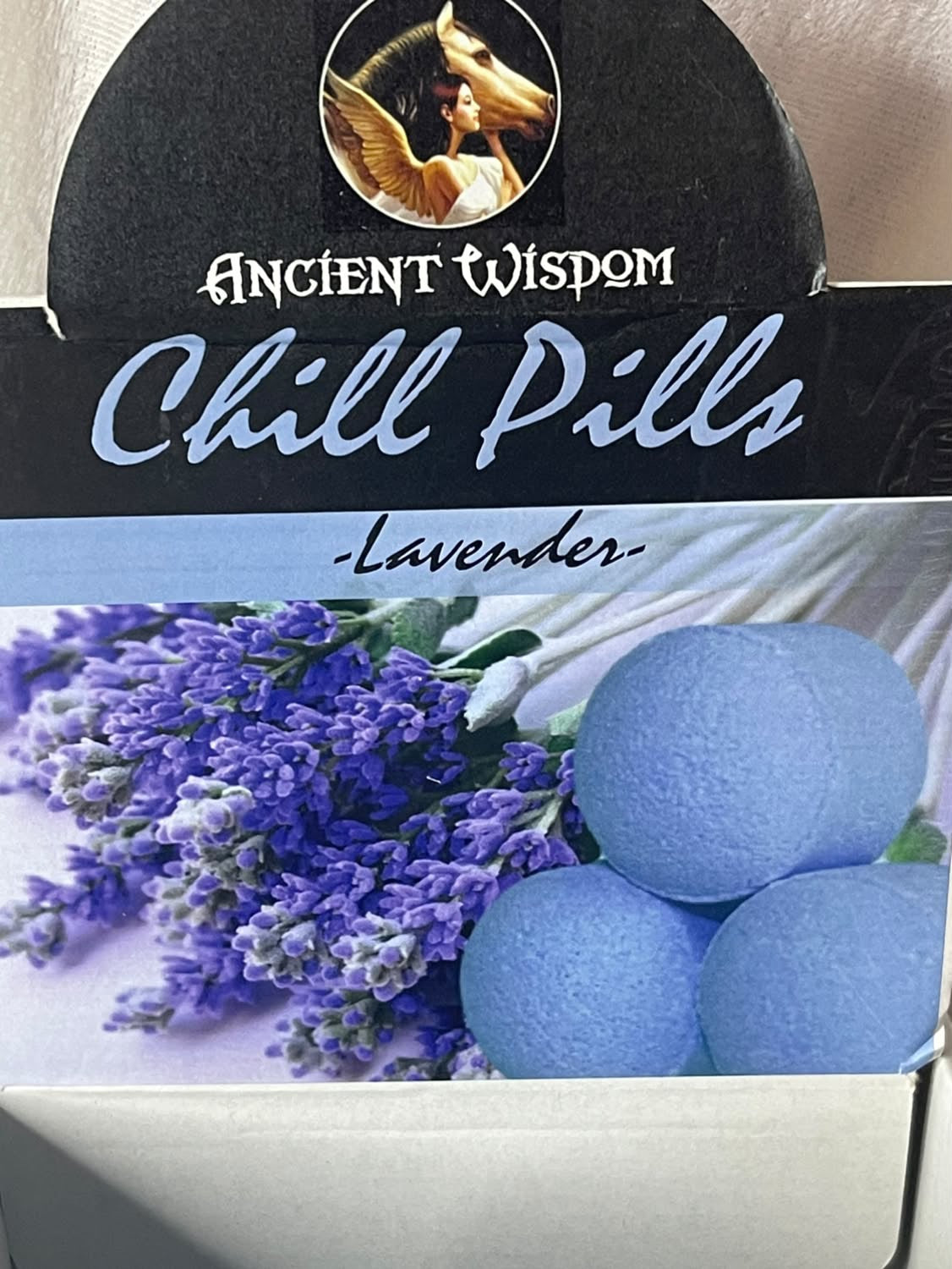 Chill pills badebomber/ fotbad, lavendel