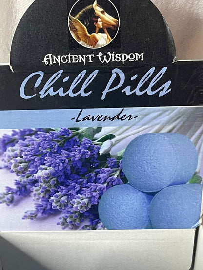 Chill pills badebomber/ fotbad, lavendel