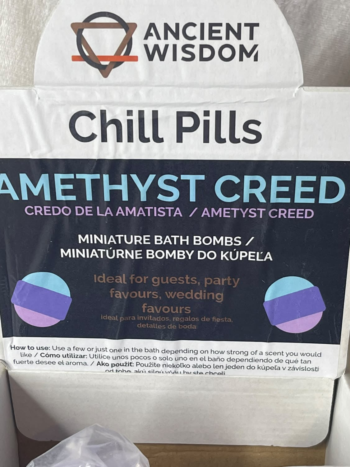 Chill pills badebomber / fotbad, ametys creed