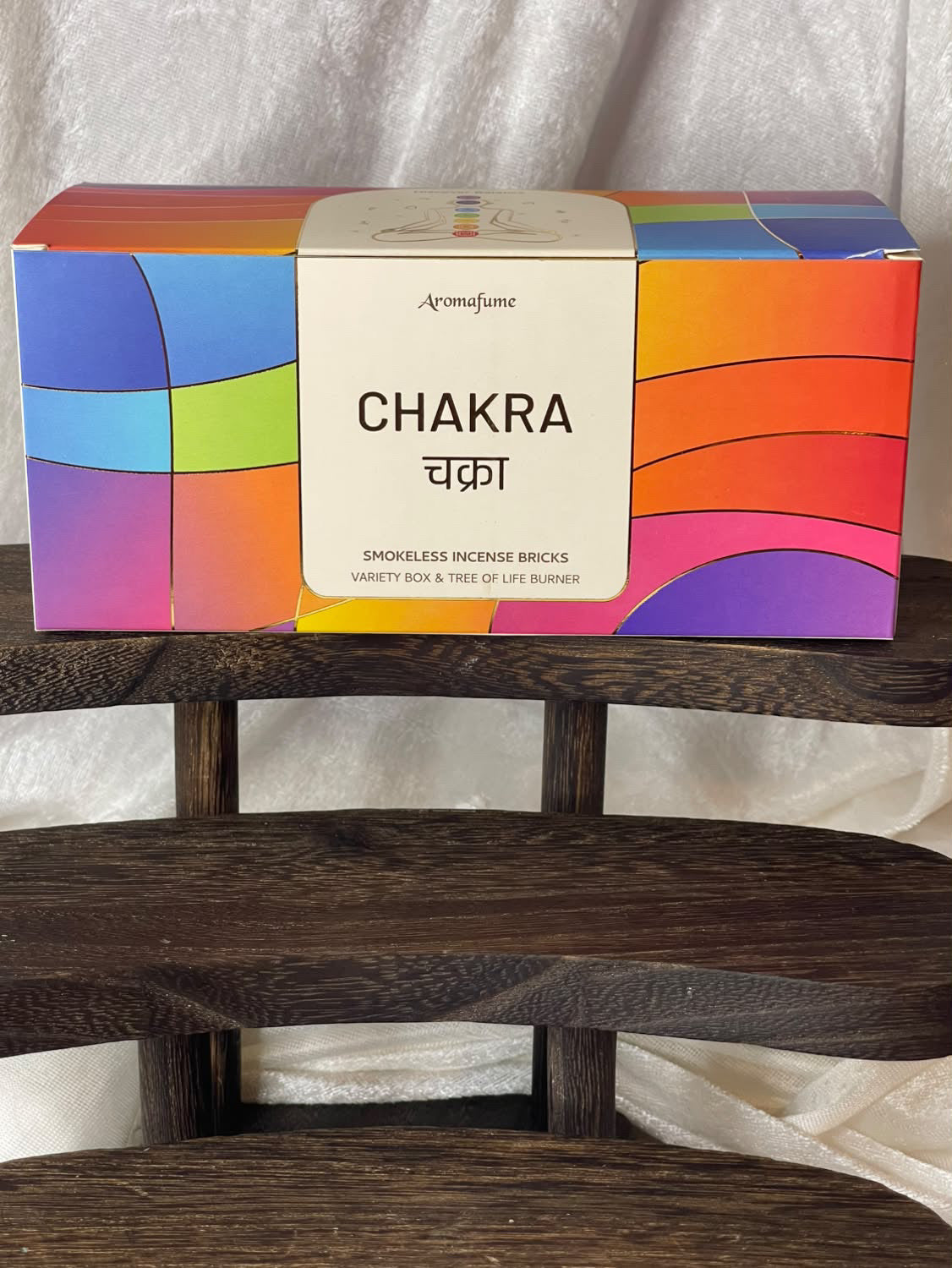 Syv Chakra røykfrie røkelsesblokker
