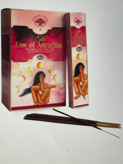 Green Tree The Law of Attraction Manifestation Incense