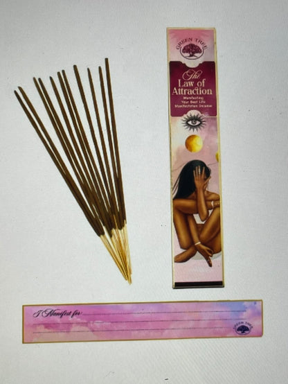 Green Tree The Law of Attraction Manifestation Incense