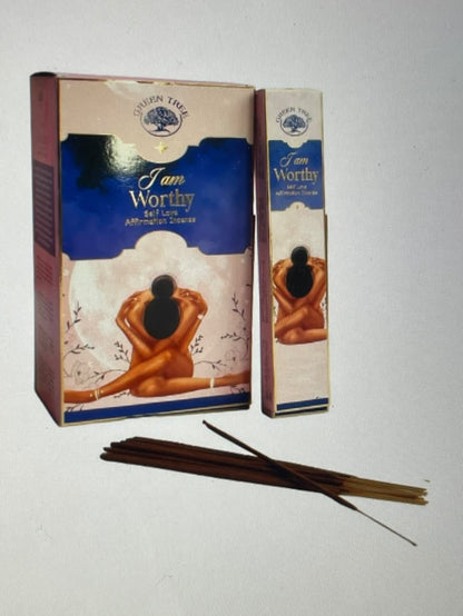 Green Tree I am Worthy Manifestation Incense
