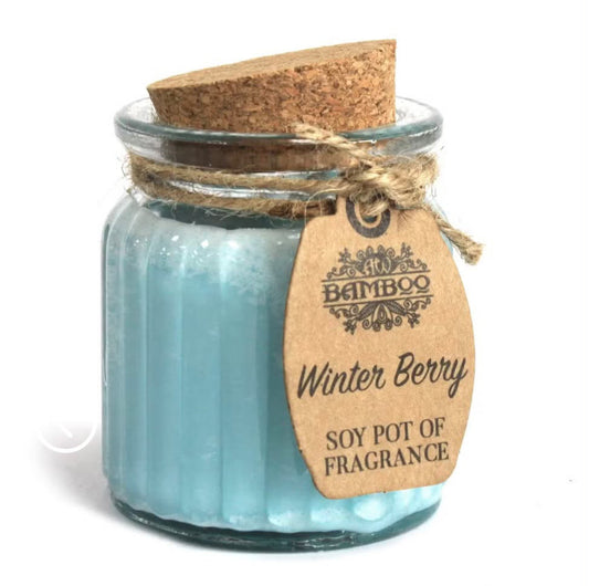 Winter Berry Duftlys i Glass - Stemningsfull og luksuriøs